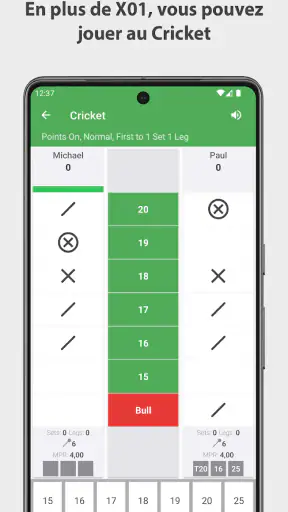 Fléchettes Compteur de Scores screenshot 2