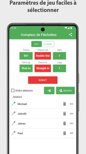 Fléchettes Compteur de Scores screenshot 3