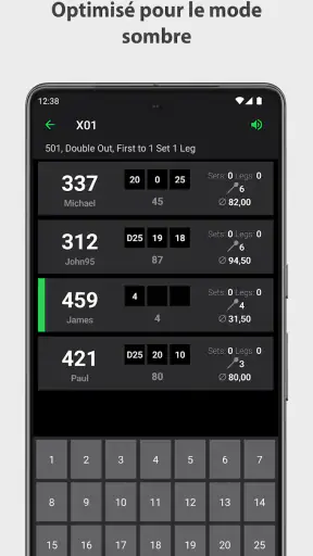 Fléchettes Compteur de Scores screenshot 6
