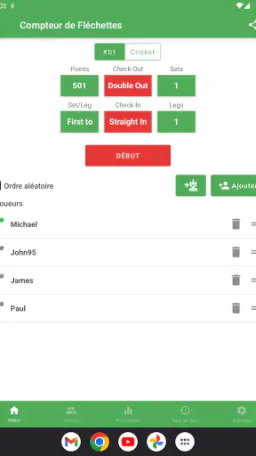Fléchettes Compteur de Scores screenshot 7