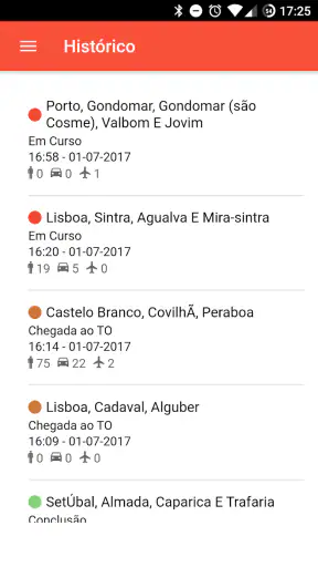 Fogos.pt screenshot 3