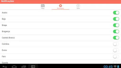 Fogos.pt screenshot 5