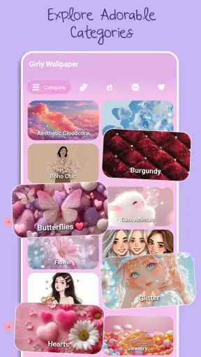 Fonds Mignons pour Filles screenshot 12