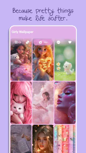 Fonds Mignons pour Filles screenshot 5