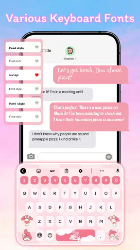 Font Keyboard Themes, Emoji screenshot 2