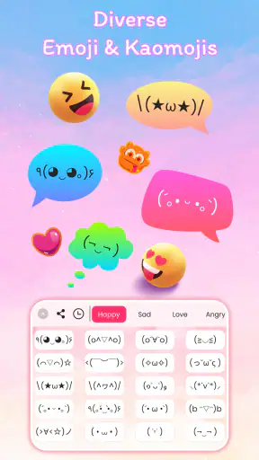 Font Keyboard Themes, Emoji screenshot 5