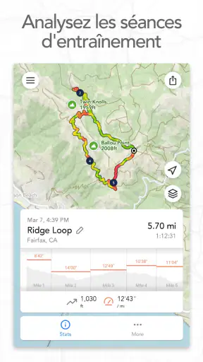 Footpath Calcul Itineraire screenshot 5