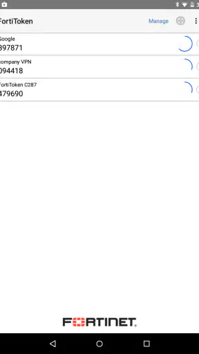 FortiToken Mobile screenshot 3