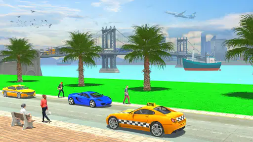 France taxi car driving game screenshot 7