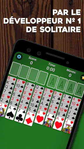 FreeCell Solitaire: Jeu cartes screenshot 1