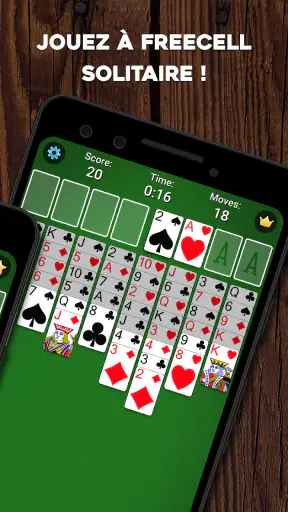 FreeCell Solitaire: Jeu cartes screenshot 2