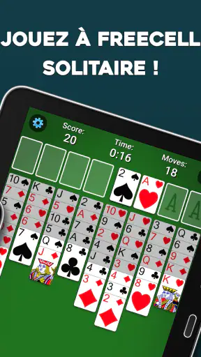 FreeCell Solitaire: Jeu cartes screenshot 7
