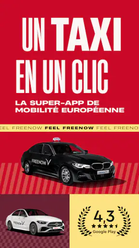Freenow by Lyft : taxi et plus screenshot 1