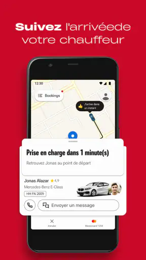 Freenow by Lyft : taxi et plus screenshot 7