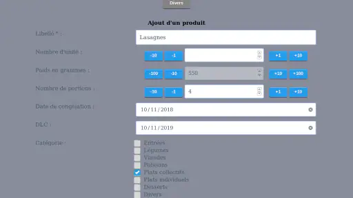 Frizor Gestion de congélateur screenshot 11