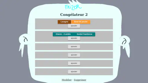 Frizor Gestion de congélateur screenshot 12
