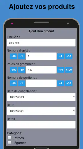 Frizor Gestion de congélateur screenshot 4