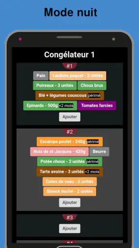 Frizor Gestion de congélateur screenshot 7