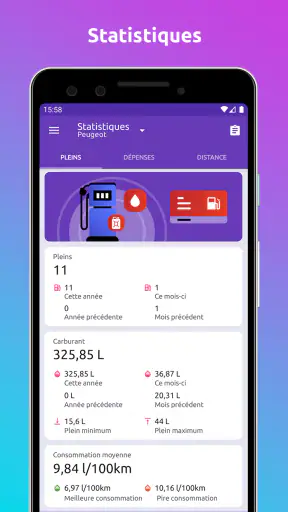 Fuelio : carburant et coûts screenshot 5