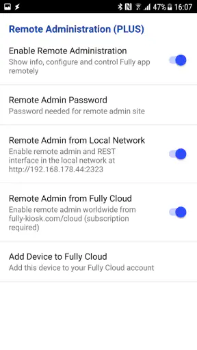 Fully Kiosk Browser & Lockdown screenshot 7