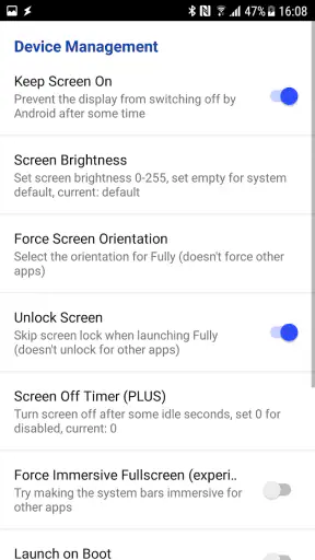 Fully Kiosk Browser & Lockdown screenshot 8