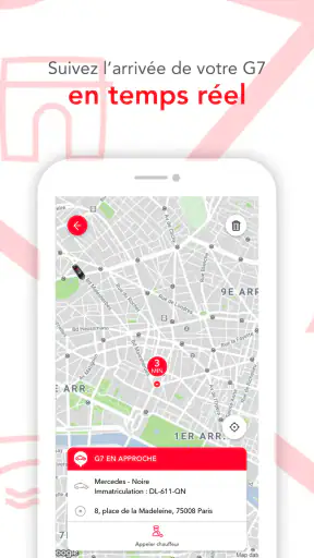 G7 TAXI Particulier - Paris screenshot 5