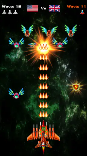 Galaxy Attack: Jeux d'avion screenshot 9