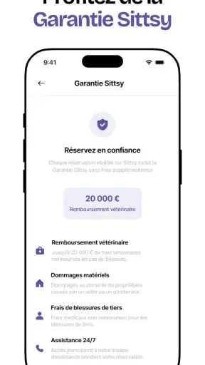 Garde d’animaux fiable Sittsy screenshot 8