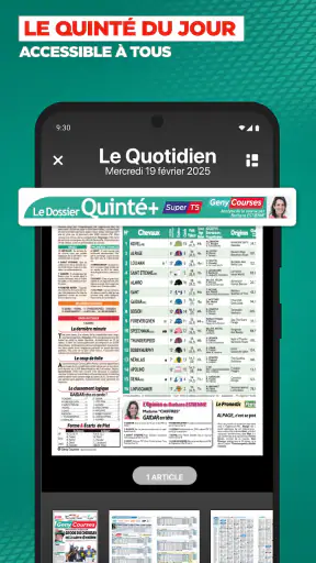 Geny Courses: pronostic quinté screenshot 10