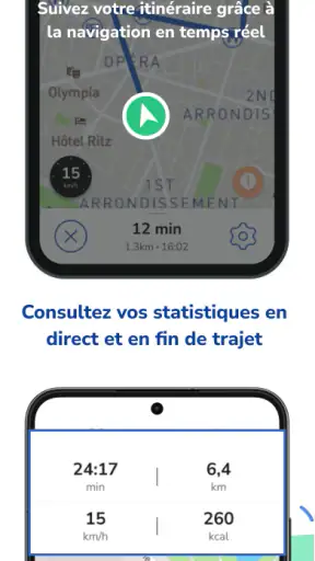 Geovelo - GPS & Stats vélo screenshot 3