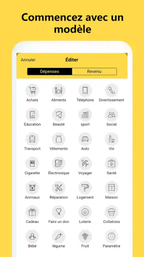 Gestion budget et dépenses screenshot 3