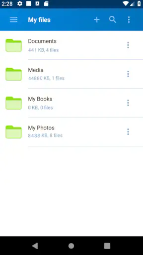 Gestionnaire fichiers Alfafile screenshot 3