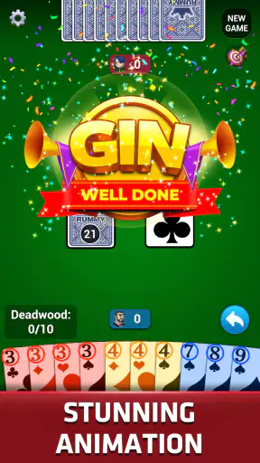 Gin Rummy: Classic Card Game screenshot 2