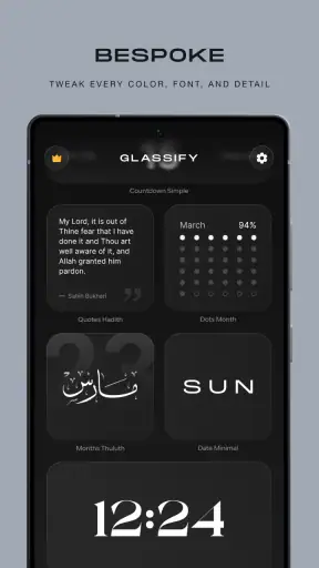 Glassify - Widgets & Thèmes screenshot 2