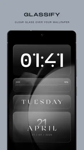 Glassify - Widgets & Thèmes screenshot 4
