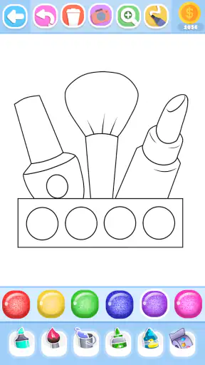 Glitter Beauty Coloring Pages screenshot 11
