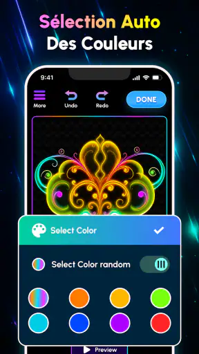 Glow Art Drawing - Doodle App screenshot 5