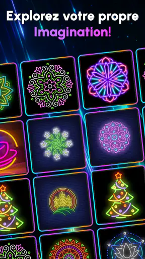 Glow Art Drawing - Doodle App screenshot 6