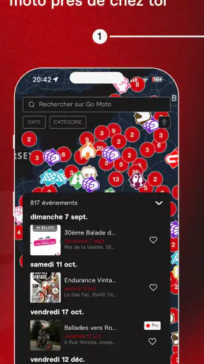 Go Moto - Événements moto screenshot 3