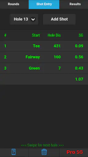 Golfmetrics screenshot 10