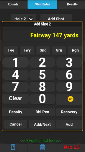 Golfmetrics screenshot 11
