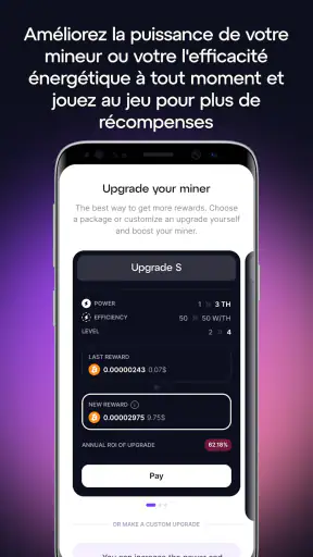 GoMining - BTC Minage & Card screenshot 11