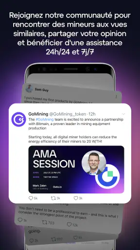 GoMining - BTC Minage & Card screenshot 7