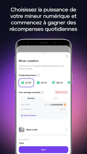 GoMining - BTC Minage & Card screenshot 9