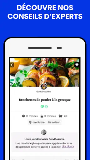 GoodSesame, recette healthy screenshot 4