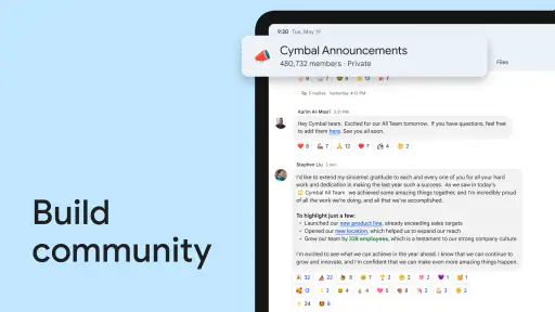 Google Chat screenshot 12