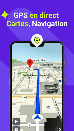 GPS, cartes, navigation vocale screenshot 1