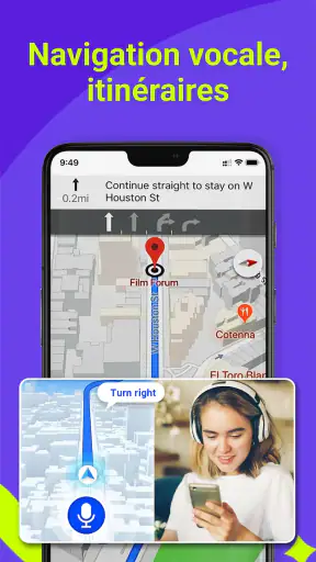 GPS, cartes, navigation vocale screenshot 10