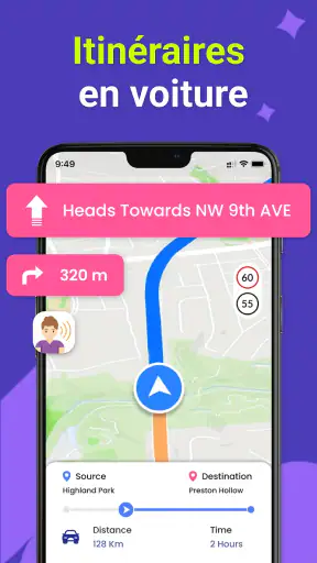 GPS, cartes, navigation vocale screenshot 5