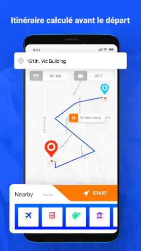 GPS vocal itinéraires routiers screenshot 8